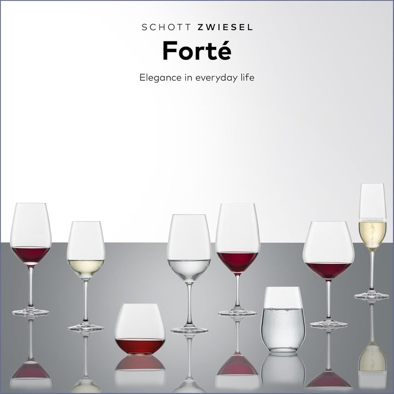 SCHOTT ZWIESEL FortÃ© All Purpose Glass 15 Ounce (Set of 6), Drinking Glasses for Water, Beverages and Mixed Drinks, Dishwasher-Safe Tritan Crystal Glasses, Made in Germany - Image 3